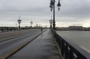 Bordeaux : Pont de Pierre et la Garonne